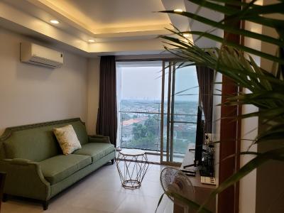 Phòng khách Happy Residence Quận 7 Căn hộ Happy Residence view thành phố, đầy đủ nội thất.