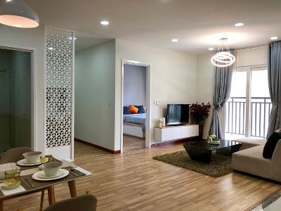 căn hộ mẫu city gate 3 Căn hộ City Gate 3 tầng cao, nội thất cơ bản.