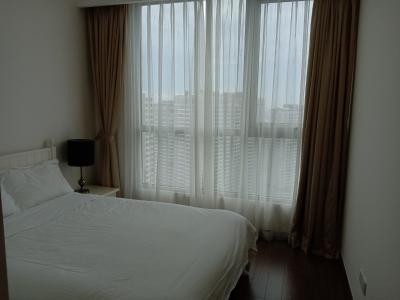 Phòng ngủ Vinhomes Central Park Căn hộ Vinhomes Central Park tầng cao, nội thất sang trọng.