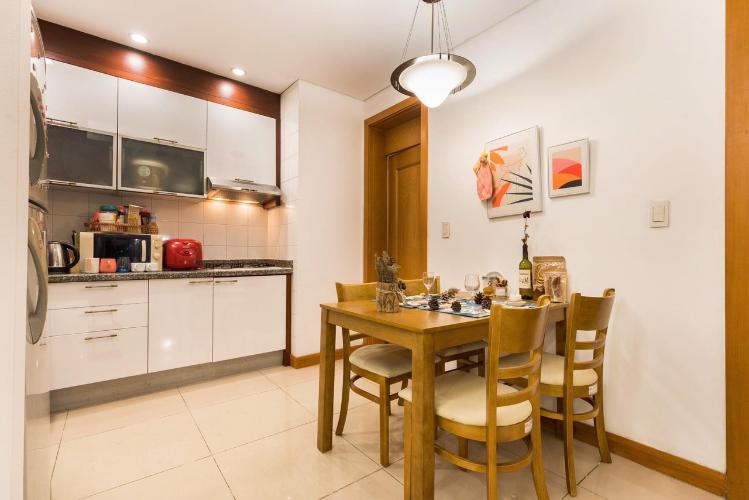 Phòng bếp căn hộ The Manor, Quận Bình Thạnh Căn hộ tầng 21 The Manor gồm 2 phòng ngủ, đầy đủ nội thất.