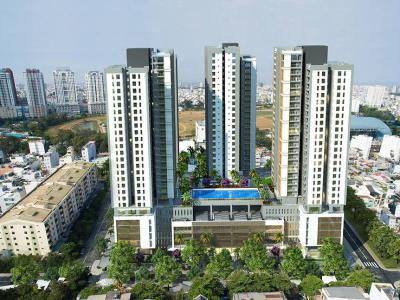 Xi Grant Court, Quận 10 Căn hộ Xi Grand Court hướng Tây Bắc, đầy đủ nội thất.