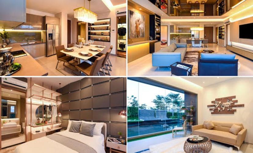 Nhà mẫu Sky 89 An Gia Căn hộ Sky 89 An Gia tầng cao, nội thất cơ bản.