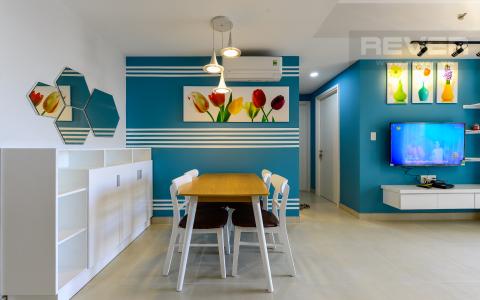 Bàn ăn 4 ghế Căn hộ Masteri Thảo Điền tầng cao hướng Đông Nam tháp T1