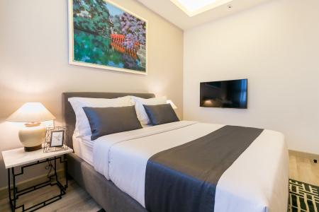 Phòng ngủ căn hộ Wilton Tower, Bình Thạnh Căn hộ Wilton Tower tầng 22 đầy đủ nội thất, tiện ích cao cấp.