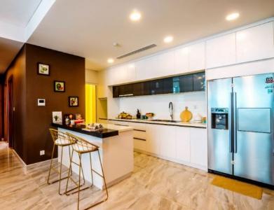 Phòng bếp căn hộ Green Star Sky Garden, Quận 7 Căn hộ Green Star Sky Garden tầng 12 view thoáng mát, nội thất cơ bản.