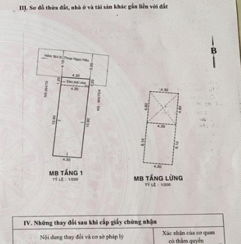 Bản vẽ đất nền Quận Tân Phú Đất nền hướng Nam hẻm xe hơi, diện tích 52m2 bàn giao sổ hồng.