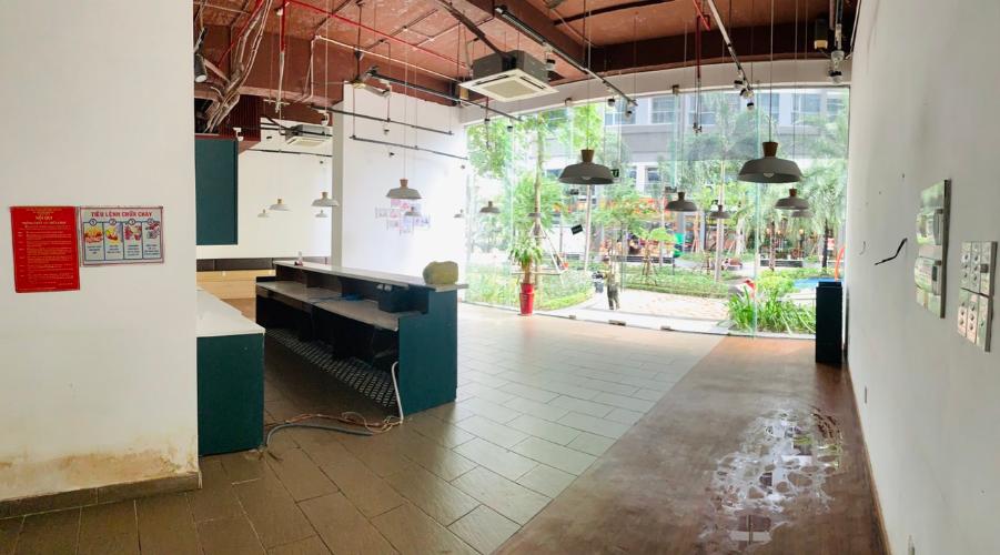 Không gian căn Shop-house Vinhomes Central Park, Bình Thạnh Căn Shop-house 1 trệt 1 lầu cửa hướng Bắc, nội thất cơ bản.