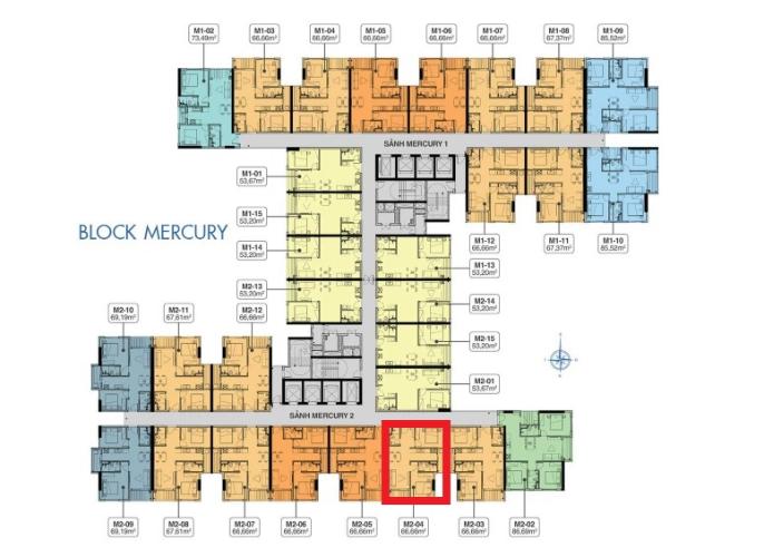 Layout tầng Q7 Saigoon Riverside Bán căn hộ Q7 Saigon Riverside view hồ bơi nội khu, ban công hướng Nam