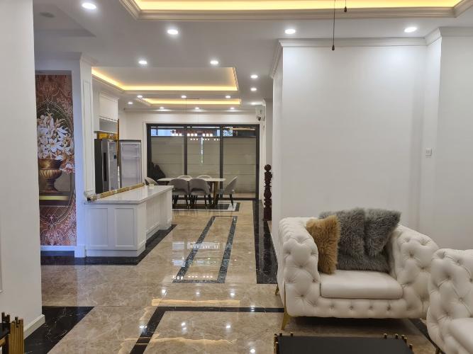 Phòng Khách Cho thuê biệt thự Ninesouth đường Nguyễn Hữu Thọ Nhà Bè, diện tích 140m2