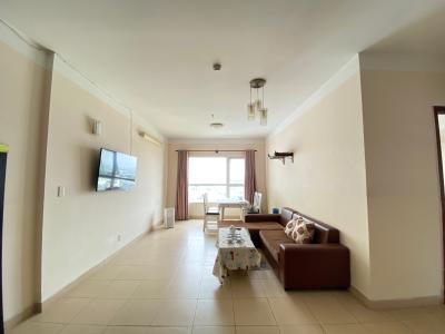 Phòng khách căn hộ Phú Gia Hưng Apartment, Gò Vấp Căn hộ Phú Gia Hưng Apartment hướng Đông Nam, nội thất cơ bản.