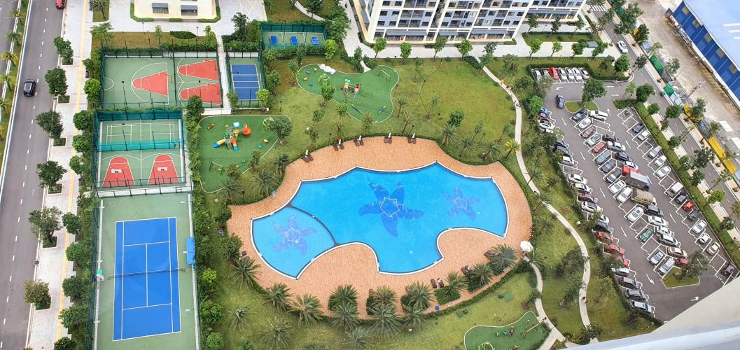 TIện ích căn hộ Vinhomes Grand Park, Quận 9 Căn hộ Vinhomes Grand Park tầng 26 có 3 phòng ngủ, đầy đủ nội thất.