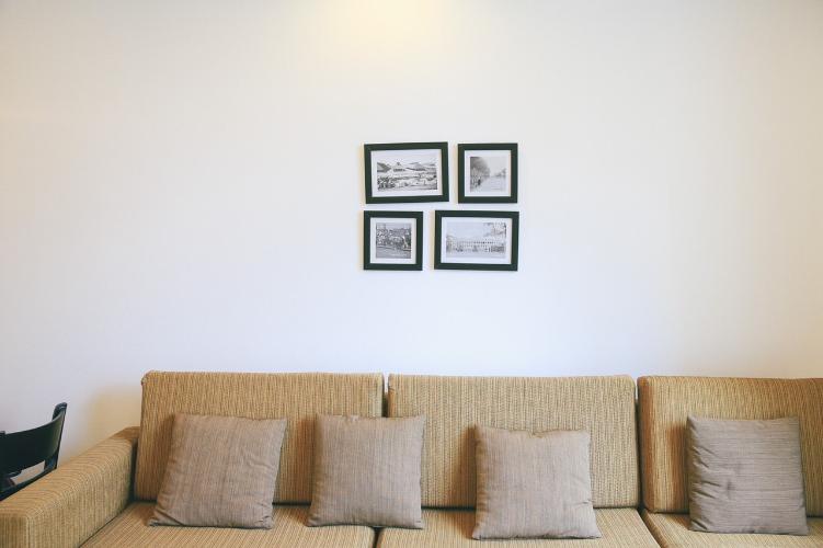 Phòng khách The Manor Quận Bình Thạnh Căn hộ The Manor tầng trung, view hướng Đông Nam.