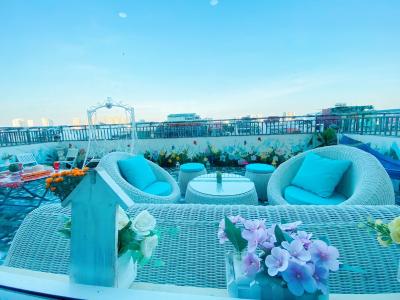 Sân thượng khu căn hộ SAIGON MIA Bán căn hộ Saigon Mia 2 phòng ngủ, diện tích 65m2, đầy đủ nội thất