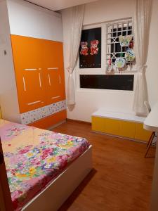 Phòng ngủ Saigonres Plaza, Bình Thạnh Căn hộ Saigonres Plaza hướng Tây Bắc, view thành phố.