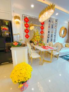 Phòng ăn căn hộ SAIGON MIA Bán căn hộ Saigon Mia 2 phòng ngủ, diện tích 65m2, đầy đủ nội thất