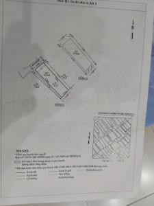 Bản vẻ nhà phố Quận 10 Nhà phố hẻm xe máy Quận 10 hướng Tây Bắc diện tích 32m2, sổ hồng riêng.