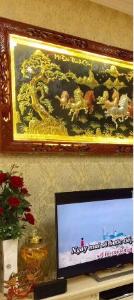 Phòng khách căn hộ chung cư Phú Yên  Căn hộ chung cư Phúc Yên nội thất sang trọng, view thoáng mát.