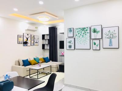 Không gian căn hộ Fresca Riverside, Thủ Đức Căn hộ Fresca Riverside tầng 5 hướng Tây Bắc, đầy đủ nội thất.