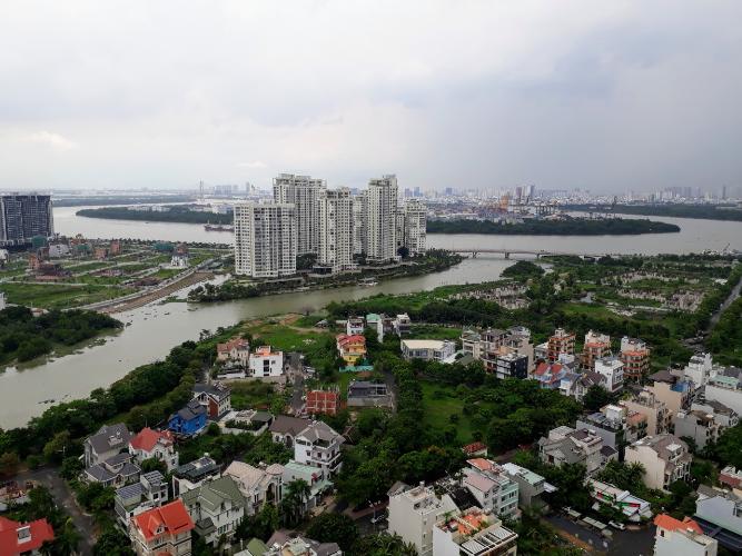 View Căn hộ THE SUN AVENUE Cho thuê căn hộ The Sun Avenue tầng cao, diện tích 75.6m2 - 2 phòng ngủ, nội thất cơ bản