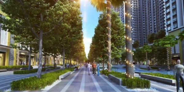 Tiện ích dự án Q7 Saigon Riverside Căn hộ Q7 Saigon Riverside tầng cao, view nội khu hồ bơi thoáng mát.