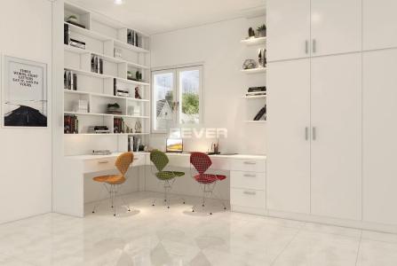 Phòng làm việc nhà phố Bình Trưng Tây, Quận 2 Nhà phố rộng 110m2, thiết kế hiện đại đầy đủ nội thất.