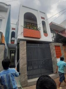 Mặt tiền nhà phố Lê Văn Thọ, Gò Vấp Nhà phố hẻm xe hơi mới xây, thiết kế hiện đại tinh tế.