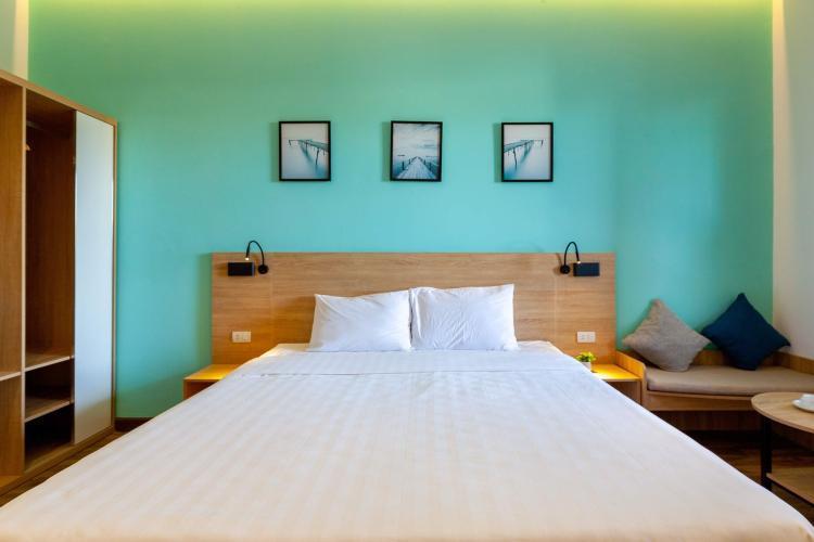 Phòng ngủ Căn Hộ Dịch Vụ Quận 10 Cho thuê Căn hộ Dịch vụ tại quận 10, diện tích 35m2 - 1 phòng ngủ, đầy đủ nội thất