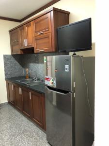 Phòng bếp căn hộ Hoàng Anh Thanh Bình Cho thuê căn hộ Hoàng Anh Thanh Bình 3 phòng ngủ tầng cao, diện tích 116m2, nội thất cơ bản