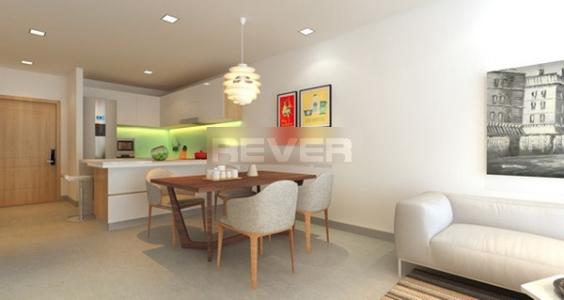 Phòng làm việc The Gold View, Quận 4 Căn hộ Officetel The Gold View hướng Đông Nam, đầy đủ nội thất.