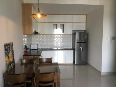 Nha bếp căn hộ The Sun Avenue Căn hộ tầng cao The Sun Avenue, tiện ích cao cấp, nội thất đầy đủ.