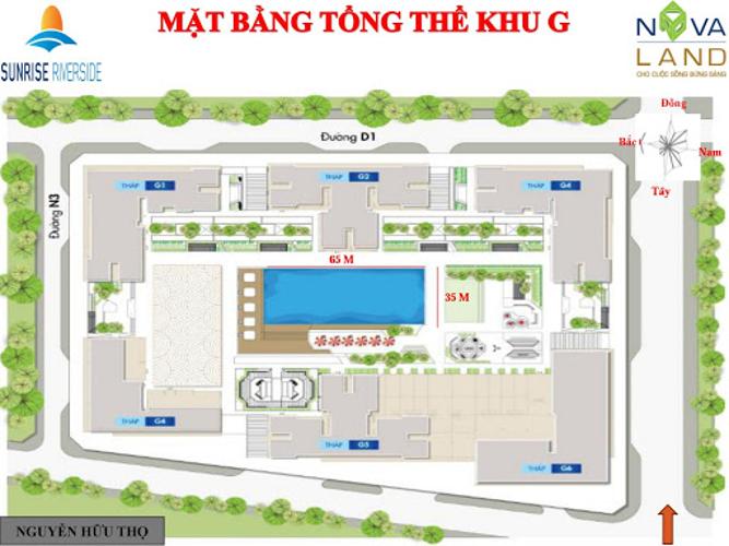 Mặt bằng dự án Sunrise Riverside Bán căn hộ tầng thấp Sunrise Riverside, diện tích 103.96m2.