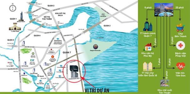 Vị trí River Panorama Quận 7 Căn hộ River Panorama nội thất cơ bản, ban công đón gió.