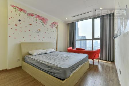 Phòng ngủ căn hộ Vinhomes Central Park Căn hộ Vinhomes Central Park tháp Landmark 3, đầy đủ nội thất