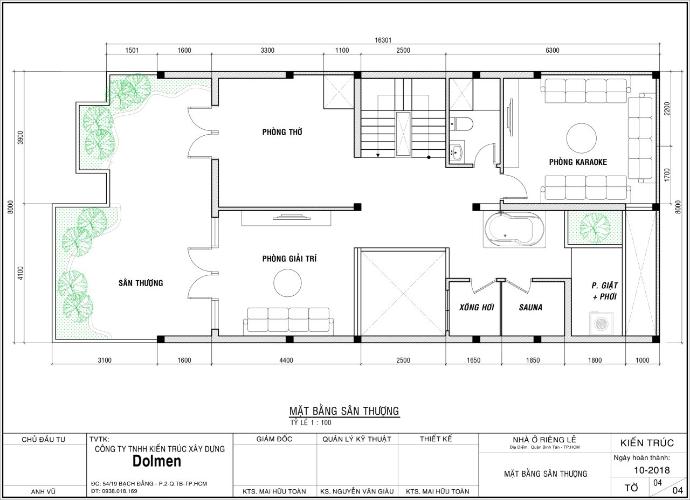 Bản vẽ biệt thự Quận Tân Bình Nhà phố thiết kế kỹ lưỡng 1 trệt 2 lầu 1 sân thượng, khu dân cư đông đúc.