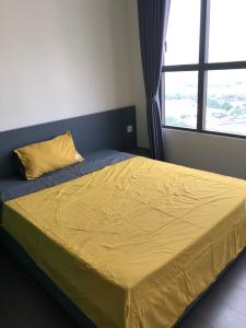 phòng ngủ căn hộ  2+1phòng ngủ the sun avenue Căn hộ The Sun Avenue tầng trung, kèm nội thất đầy đủ.