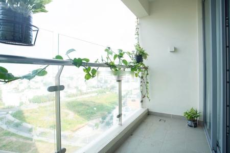 Ban công Đảo Kim Cương, Quận 2 Căn hộ Đảo Kim Cương view sông và thành phố, đầy đủ nội thất.