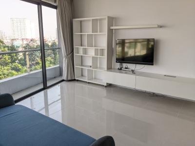 Phòng khách City Garden Bình Thạnh Căn hộ City Garden ban công hướng Đông Bắc, view thành phố.