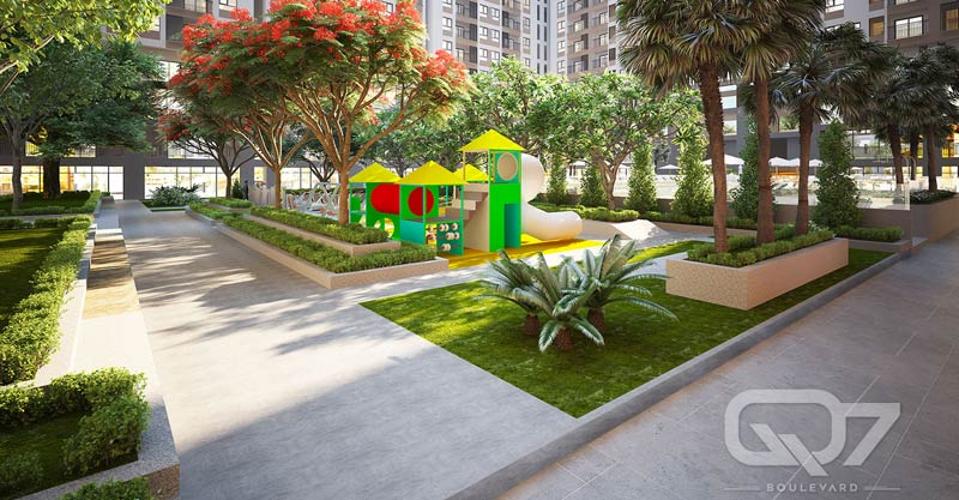 tiện ích công viên Q7 Boulevard Căn hộ Q7 Boulevard nội thất cơ bản, tiện ích cao cấp.