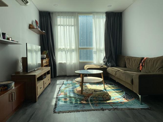 Phòng khách căn hộ The Manor Bình Thạnh Bán căn hộ tầng cao The Manor với kiến trúc Pháp, đầy đủ tiện ích.