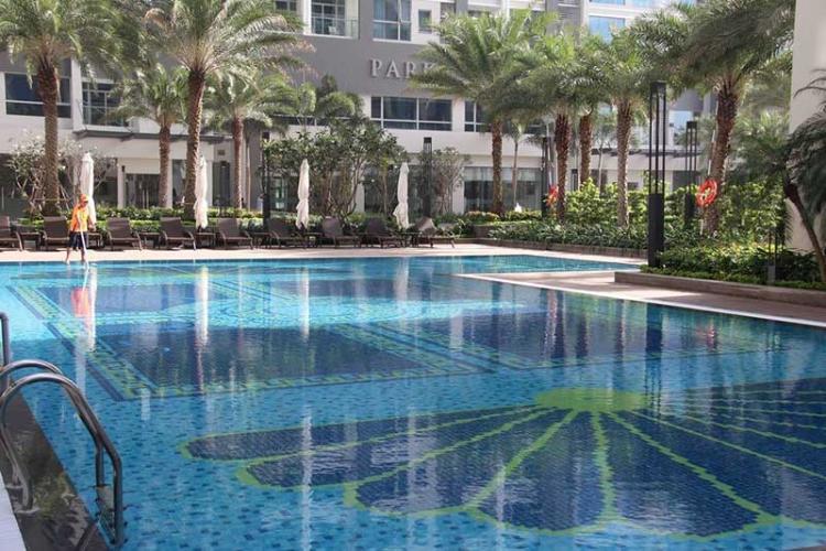 Căn hộ Vinhomes Central Park, Quận Bình Thạnh Căn hộ Vinhomes Central Park tầng cao cửa hướng Đông Bắc, view thoáng mát.