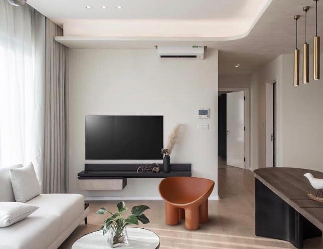 Phòng khách , Căn hộ Diamond Island , Quận 2 Căn hộ Đảo Kim Cương hướng Đông Bắc, nội thất đầy đủ.