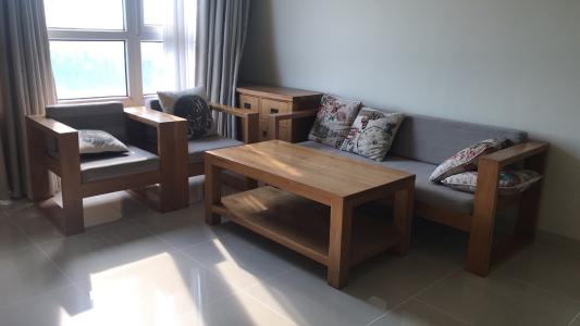 Phòng khách căn hộ The Eastern, Quận 9 Căn hộ The Eastern tầng cao đầy đủ nội thất tiện nghi, hướng Đông Nam.