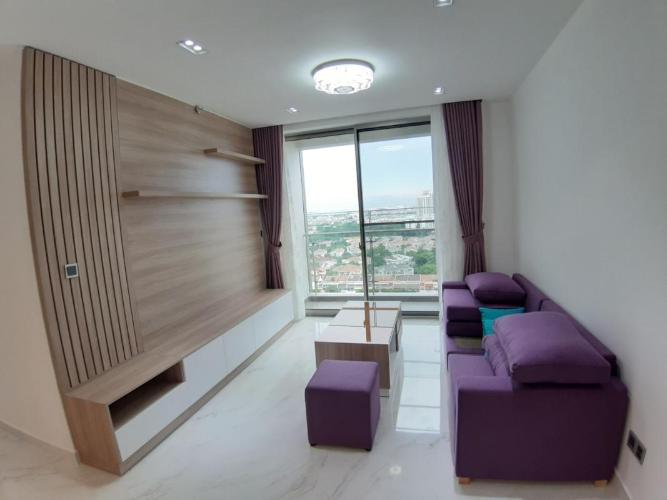 Phòng khách Phú Mỹ Hưng Midtown Căn hộ Phú Mỹ Hưng Midtown nội thất đầy đủ, view thành phố.