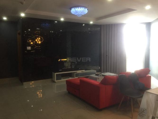 Phòng khách căn hộ Him Lam Chợ Lớn Căn hộ Him Lam Chợ Lớn tầng thấp đầy đủ nội thất, hướng Tây.