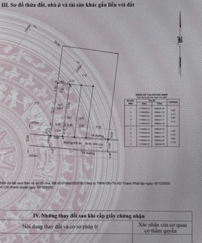 Bản vẽ Đất nền Vĩnh Lộc, Bình Chánh Đất nền gần chợ Vĩnh Lộc, hướng Nam