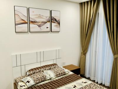 phòng ngủ căn hộ Sunshine City Saigon Căn hộ tầng 19 Sunshine City Sài Gòn đầy đủ nội thất hiện đại