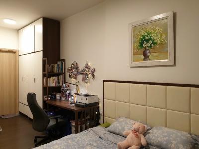 phòng ngủ căn hộ  2 phòng ngủ the sun avenue Căn hộ The Sun Avenue tầng cao, bàn giao đầy đủ nội thất.