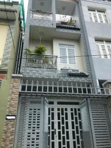 Mặt trước nhà phố 803/23/10/14 Huỳnh Tấn Phát Nhà phố diện tích sử dụng 137.8m2, đón hướng Tây Bắc.