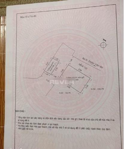 Nhà phố Quận 4 Nhà phố hướng Tây Bắc diện tích 13m2, đường rộng rãi không bị ngập nước.