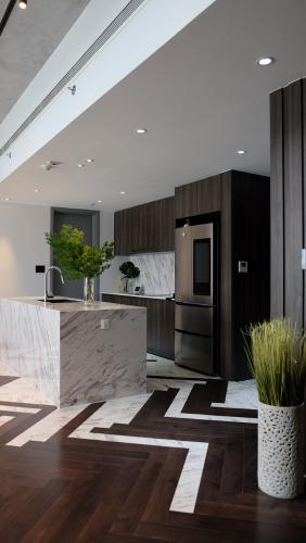 Phòng bếp Gateway Thảo Điền, Quận 2 Căn hộ duplex Gateway Thảo Điền thiết kế phong cách Bắc Âu.